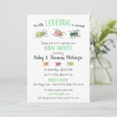 Baby shower van lavebugs Kaart (Staand voorkant)