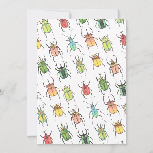 Baby shower van lavebugs Kaart (Achterkant)