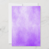 Baby shower van lavender Floral Butterfly in het S Kaart (Achterkant)