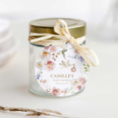 Baby shower van lente-Floral Bedankjes Labels