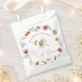 Baby shower van lente-wilde-bloem Dank je wel Bedankzakje