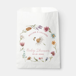 Baby shower van lente-wilde-bloem Dank je wel Bedankzakje