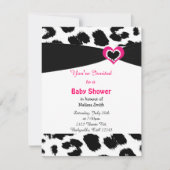 Baby shower van Leopard Pattern Kaart (Voorkant)