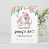 Baby shower van Little Floral Mouse Kaart (Staand voorkant)