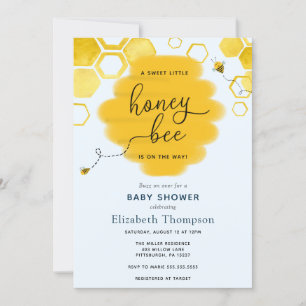 Baby shower van Little Honey Bee Boy Kaart