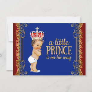 Baby shower van Little Prince Kaart