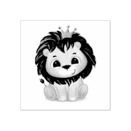 Baby shower van Little Prince Lion Boy Rubberstempel