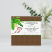 Baby shower van Little Safari Kaart (Staand voorkant)