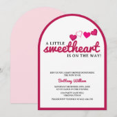Baby shower van Little Sweetheart Arch Valentijns Kaart (Voorkant / Achterkant)
