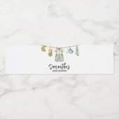 Baby shower van lokaal geteelde boeren waterfles etiket (Enkel label)