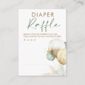 Baby shower van luchtballonnen informatiekaartje (Voorkant)