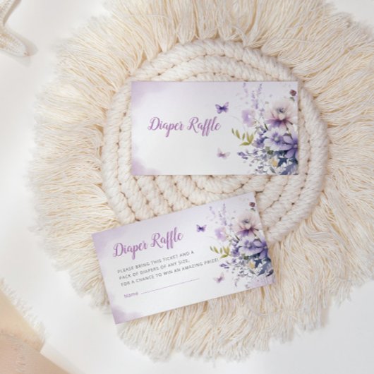 Baby shower van luidere vlinder, luiertapijt informatiekaartje