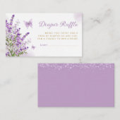 Baby shower van luidere vlinder, luiertapijt informatiekaartje (Voorkant / Achterkant)