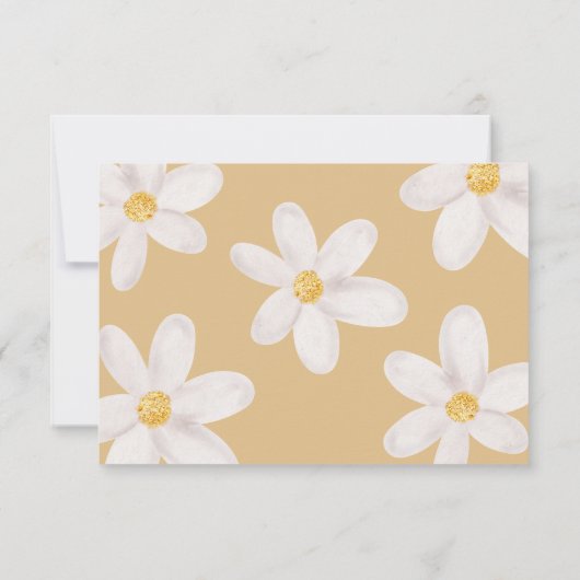 Baby shower van luidolie voor goudmakersgebruik kaart (Achterkant)