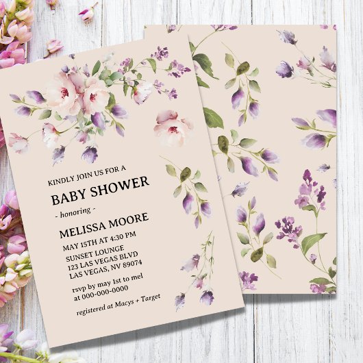 Baby shower van Magnolia Blooms Kaart