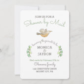 Baby shower van Mail Cute Mama Bird Kaart (Voorkant)