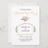 Baby shower van Mail Cute Mama Bird Kaart (Voorkant)