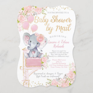 baby shower van Mail Elephant Kaart