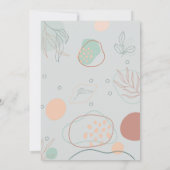 Baby shower van Mail Girl Invitation Kaart (Achterkant)