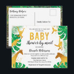 Baby shower van Mail Gold Oerwoud Animals Safari Briefkaart<br><div class="desc">Baby shower van Mail Gold Oerwoud Animals Safari Briefkaart</div>