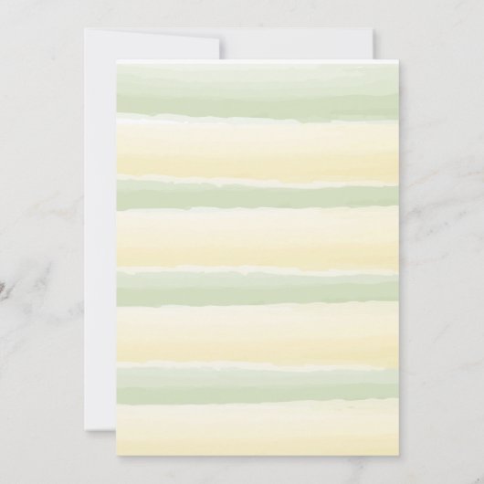 Baby shower van Mail  Lemons en Blossom Kaart (Achterkant)