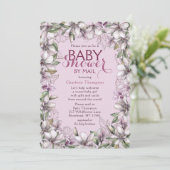 Baby shower van Mail Magnolia Waterverf Floral Kaart (Staand voorkant)