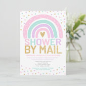 baby shower van Mail Rainbow Kaart (Staand voorkant)