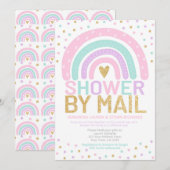 baby shower van Mail Rainbow Kaart (Voorkant / Achterkant)