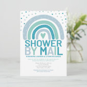 Baby shower van Mail Rainbow Kaart (Staand voorkant)