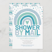 Baby shower van Mail Rainbow Kaart (Voorkant / Achterkant)