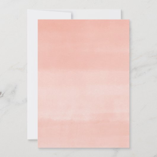 Baby shower van Mail spring bloemenroze groen Kaart (Achterkant)