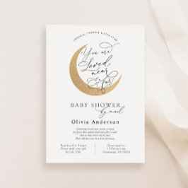 Baby shower van Mail Twinkle Star and Moon Kaart