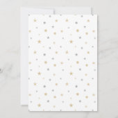 Baby shower van Mail Twinkle Star and Moon Kaart (Achterkant)