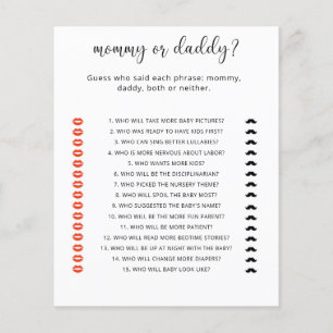 baby shower van mama of papa