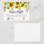 Baby shower van mama tot bee, luierritten notitiekaartje (Voorkant / Achterkant)