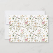 Baby shower van mama tot bij bedankkaart (Achterkant)