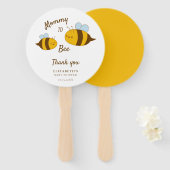 Baby shower van mama tot man handwaaier (Voorkant en achterkant)