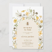 Baby shower van mammie bij wilde bloemen kaart (Voorkant)