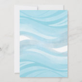 Baby shower van mammie en Baby walvis Kaart (Achterkant)