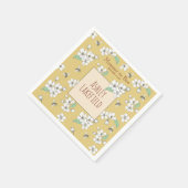 Baby shower van mammie tot beenmerg-satin Gold Servet (Hoek)