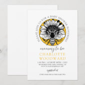 Baby shower van mammie voor honingbijen kaart (Voorkant / Achterkant)