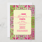 Baby shower van Mexicaanse Colorful Fiesta Kaart (Voorkant)