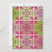 Baby shower van Mexicaanse Colorful Fiesta Kaart (Achterkant)