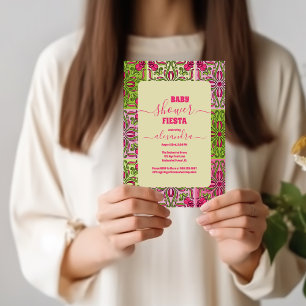 Baby shower van Mexicaanse Colorful Fiesta Kaart