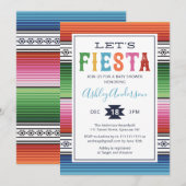 Baby shower van Mexican Fiesta Kaart (Voorkant / Achterkant)