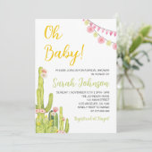 Baby shower van Mexican Fiesta Kaart (Staand voorkant)