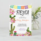 Baby shower van Mexican Fiesta Kaart (Staand voorkant)