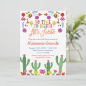 Baby shower van Mexican Floral Fiesta Kaart (Staand voorkant)