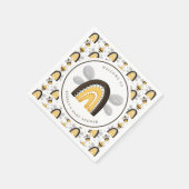 Baby shower van Mod Rainbow Bumblebee Servet (Hoek)