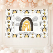 Baby shower van Mod Rainbow Bumblebee Spandoek